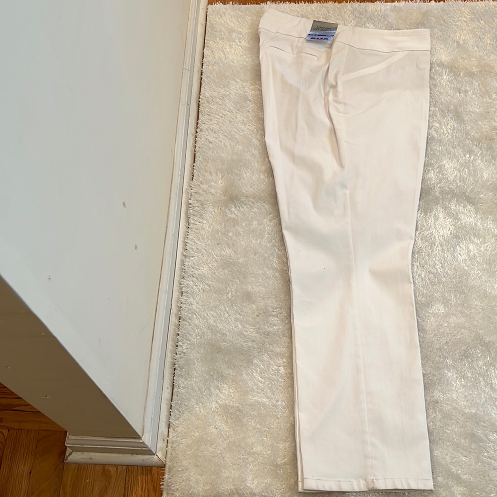 Alia White Pants Plus